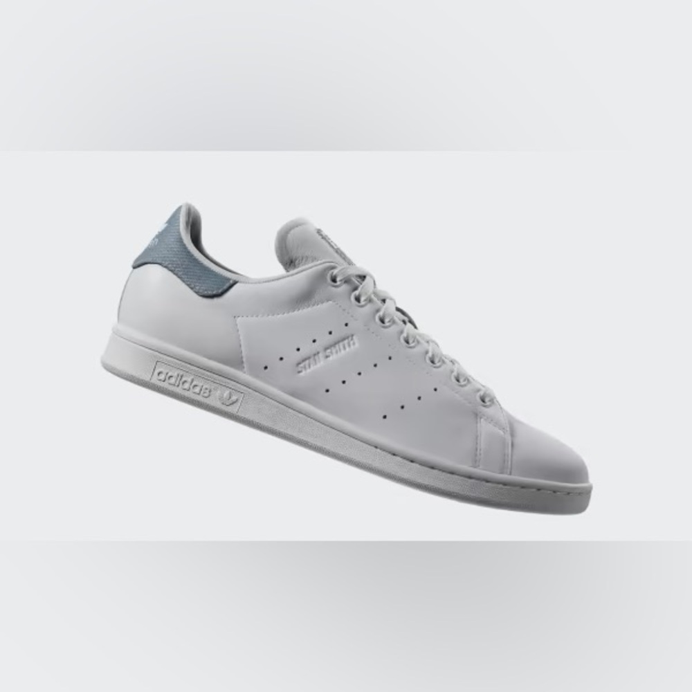 Adidas Stan Smith white and blue denim sneakers - Picture 5 of 11